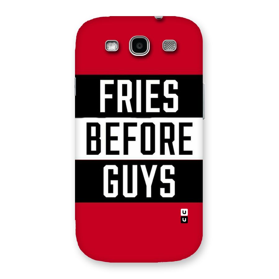 Fries Love Stripes Back Case for Galaxy S3