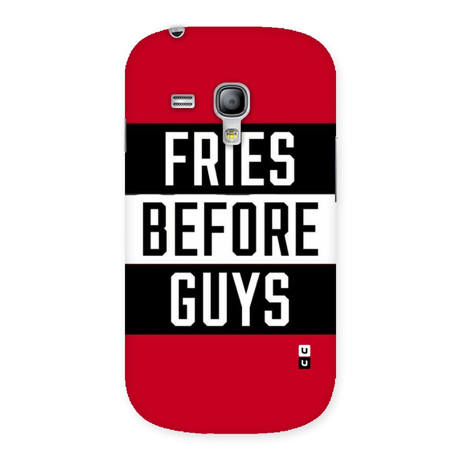 Fries Love Stripes Back Case for Galaxy S3 Mini