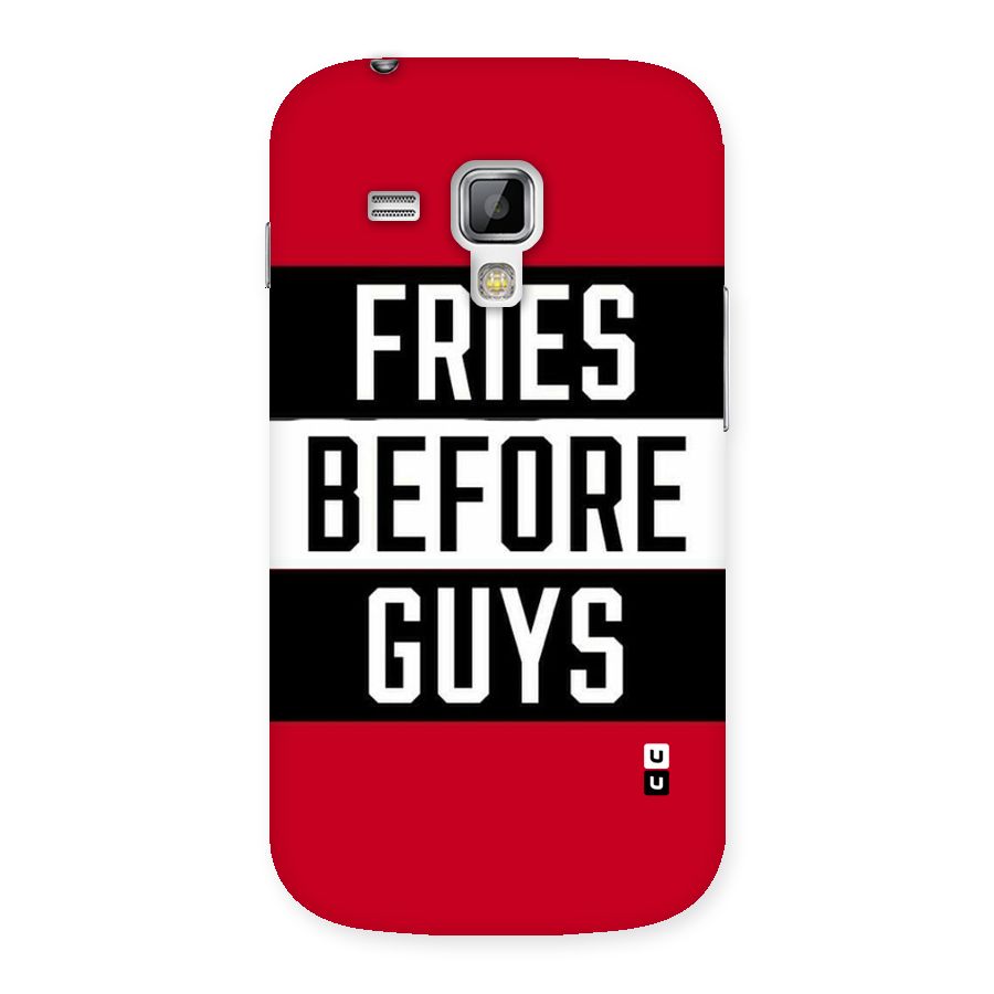 Fries Love Stripes Back Case for Galaxy S Duos