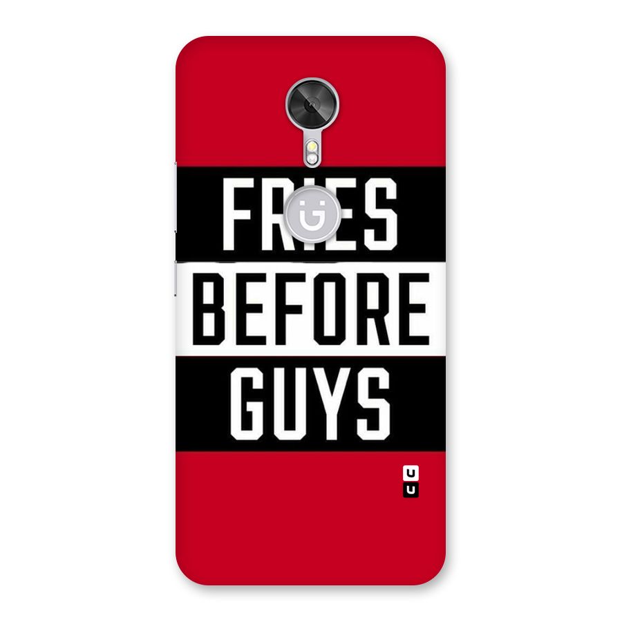 Fries Love Stripes Back Case for Gionee A1