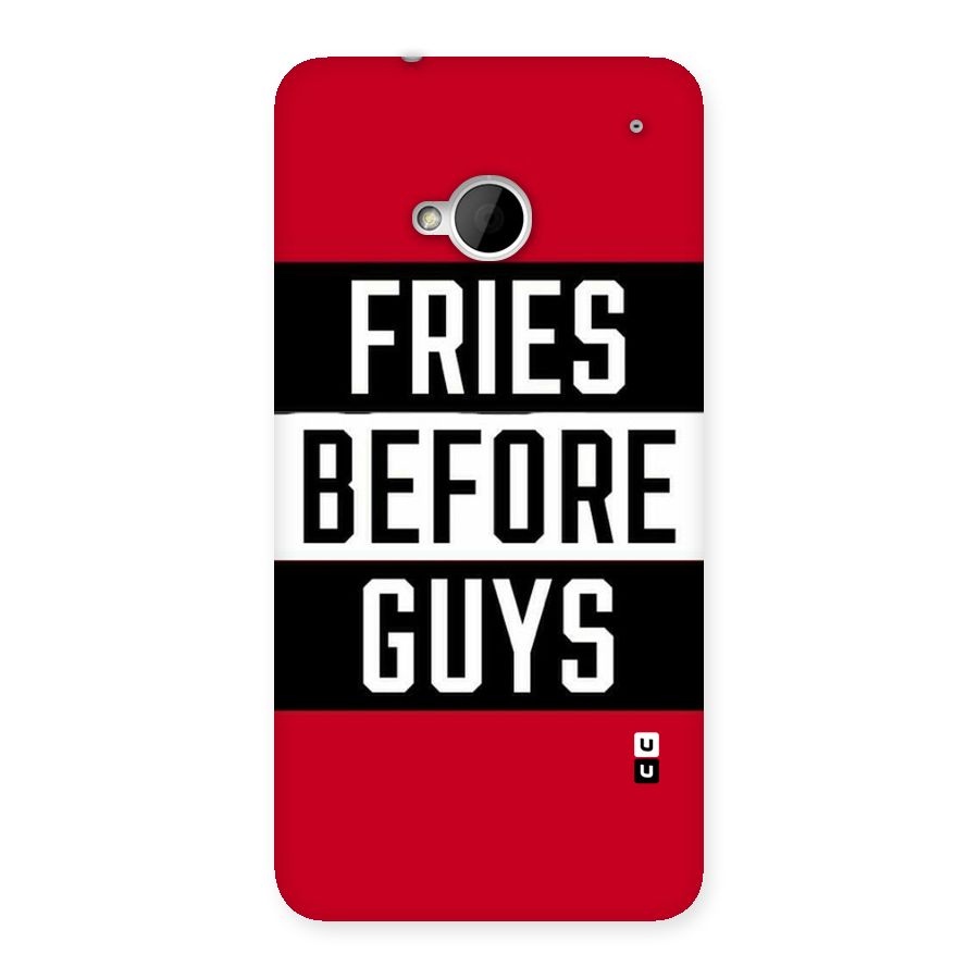 Fries Love Stripes Back Case for HTC One M7