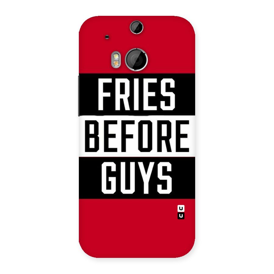 Fries Love Stripes Back Case for HTC One M8
