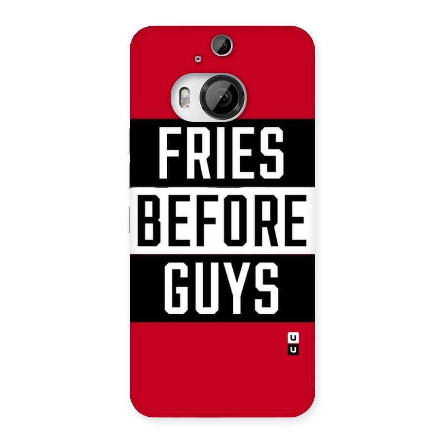 Fries Love Stripes Back Case for HTC One M9 Plus