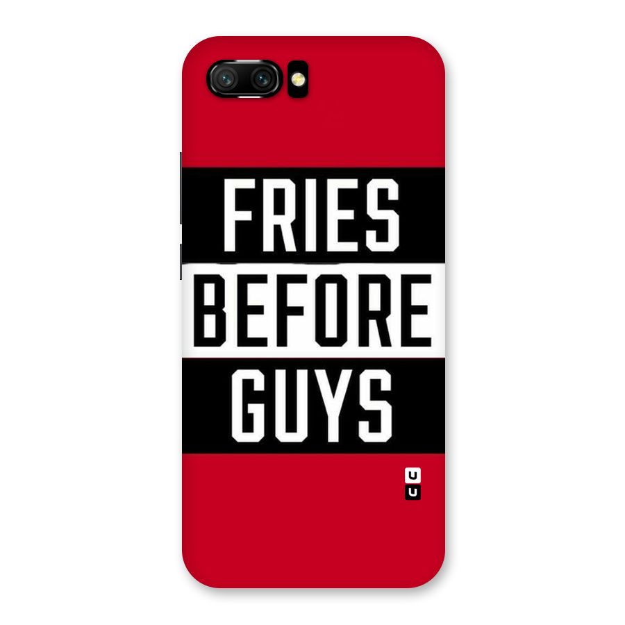Fries Love Stripes Back Case for Honor 10
