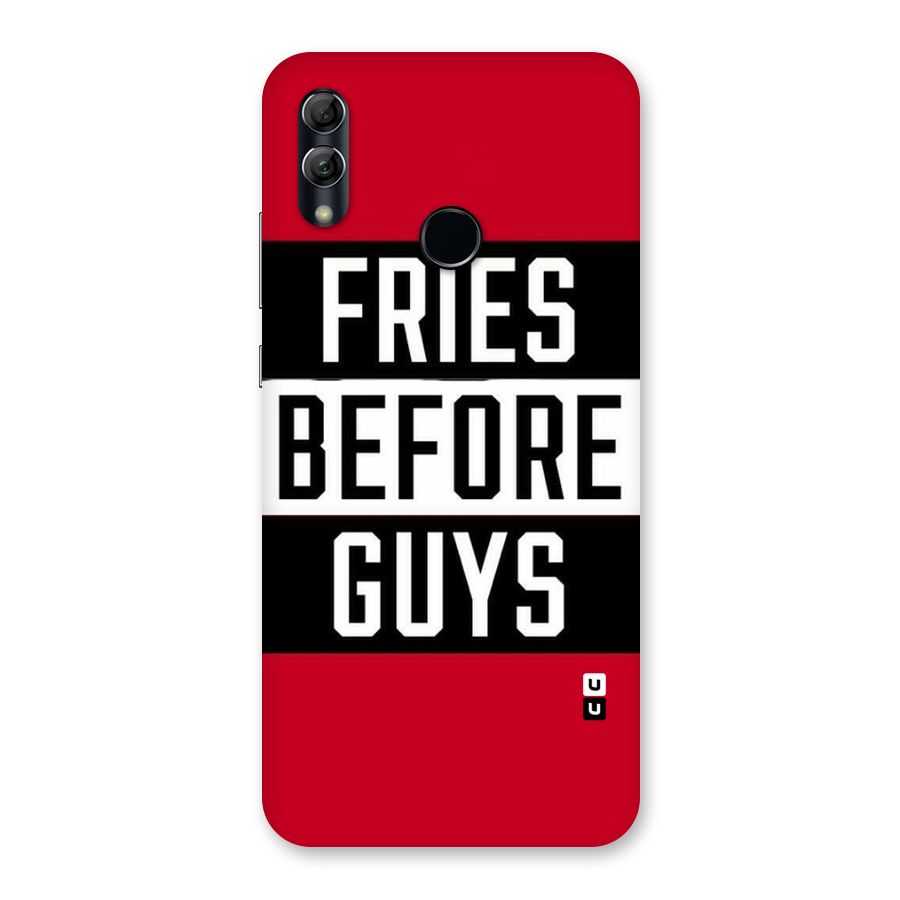 Fries Love Stripes Back Case for Honor 10 Lite