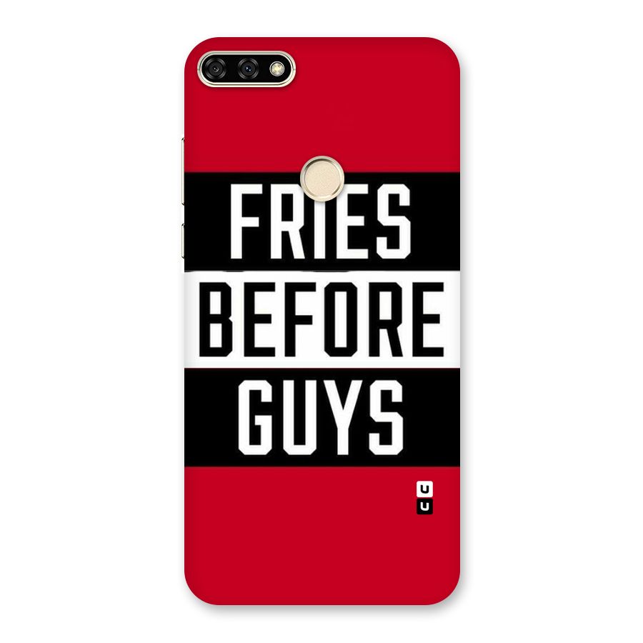 Fries Love Stripes Back Case for Honor 7A