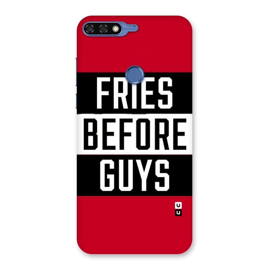 Fries Love Stripes Back Case for Honor 7C