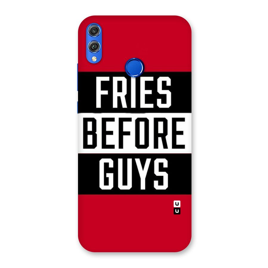 Fries Love Stripes Back Case for Honor 8X
