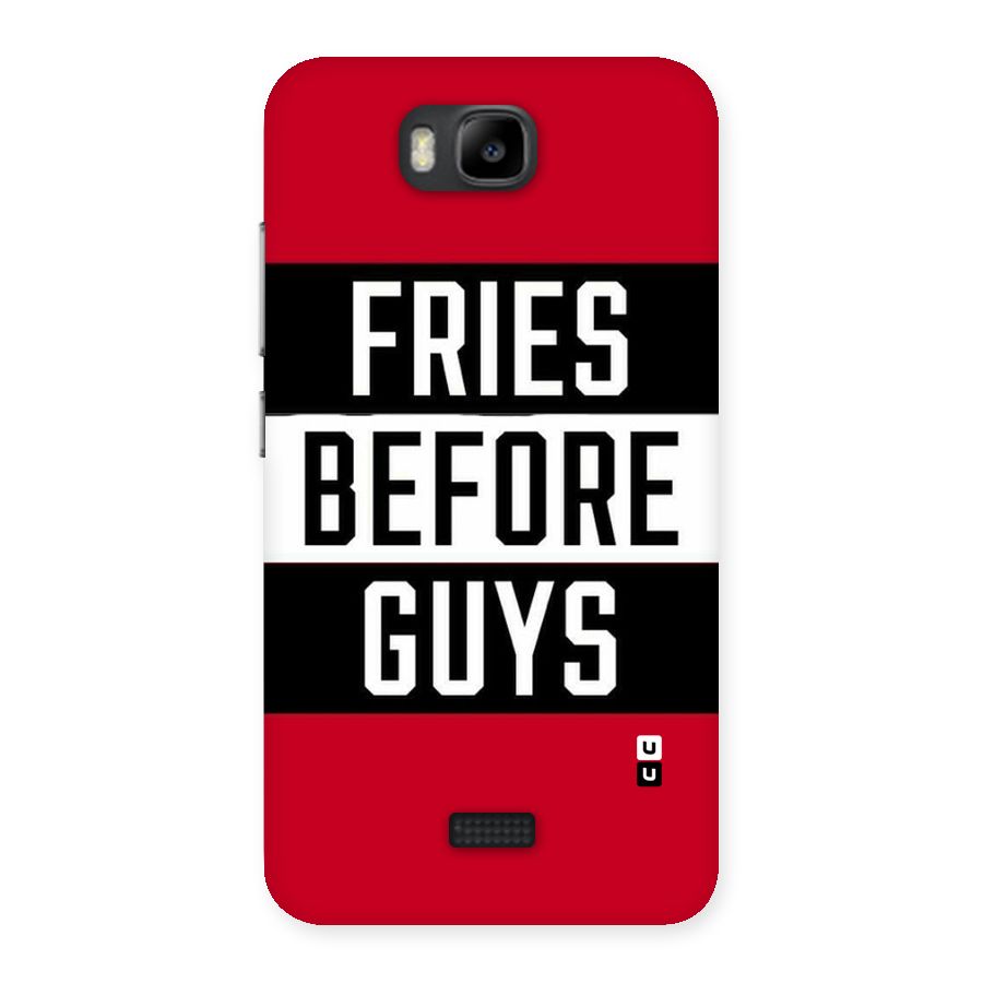 Fries Love Stripes Back Case for Honor Bee