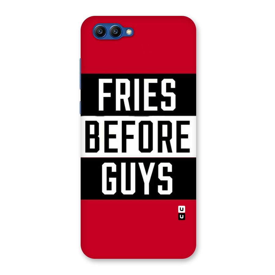 Fries Love Stripes Back Case for Honor View 10