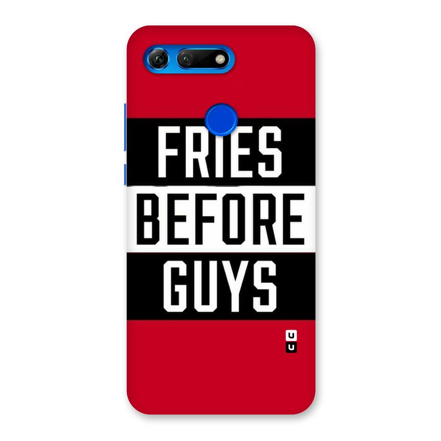 Fries Love Stripes Back Case for Honor View 20