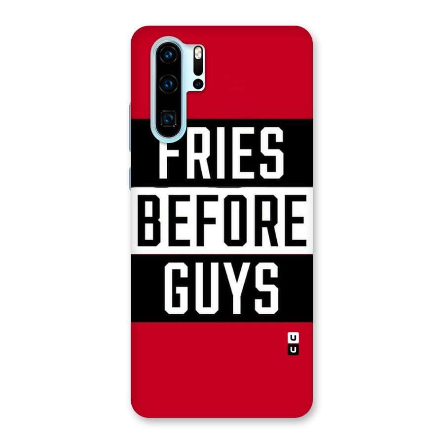 Fries Love Stripes Back Case for Huawei P30 Pro