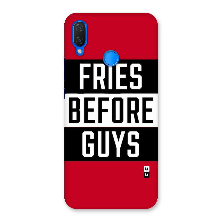 Fries Love Stripes Back Case for Huawei P Smart+