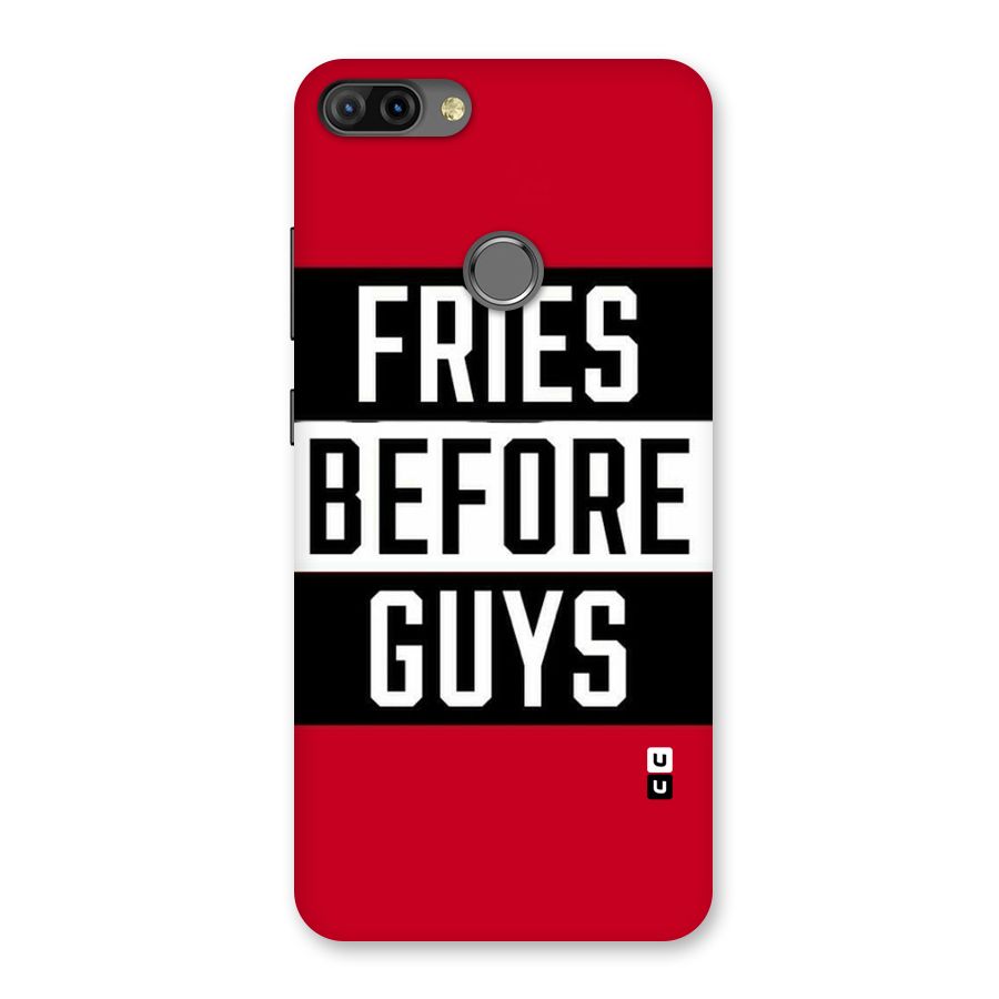 Fries Love Stripes Back Case for Infinix Hot 6 Pro