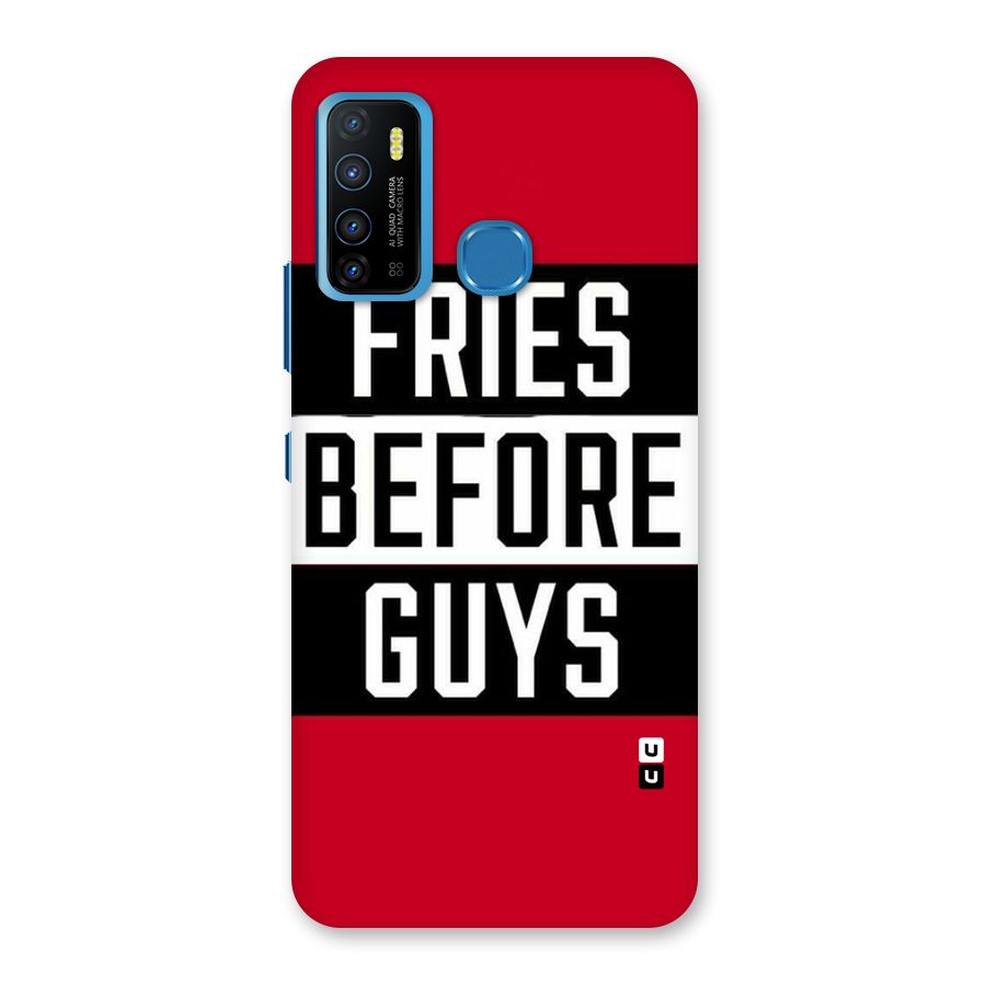 Fries Love Stripes Back Case for Infinix Hot 9