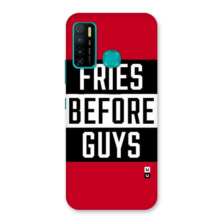 Fries Love Stripes Back Case for Infinix Hot 9 Pro