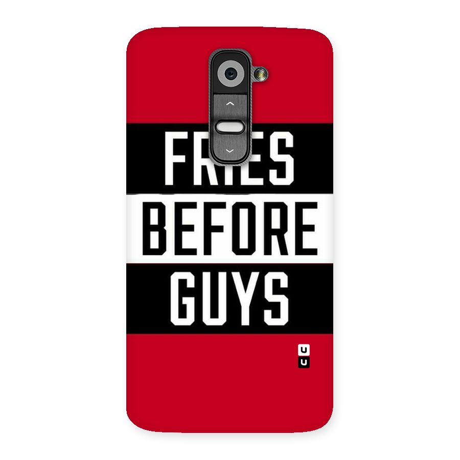 Fries Love Stripes Back Case for LG G2