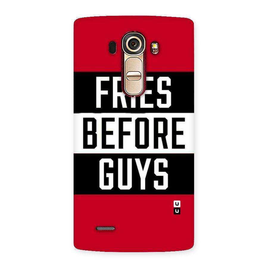 Fries Love Stripes Back Case for LG G4