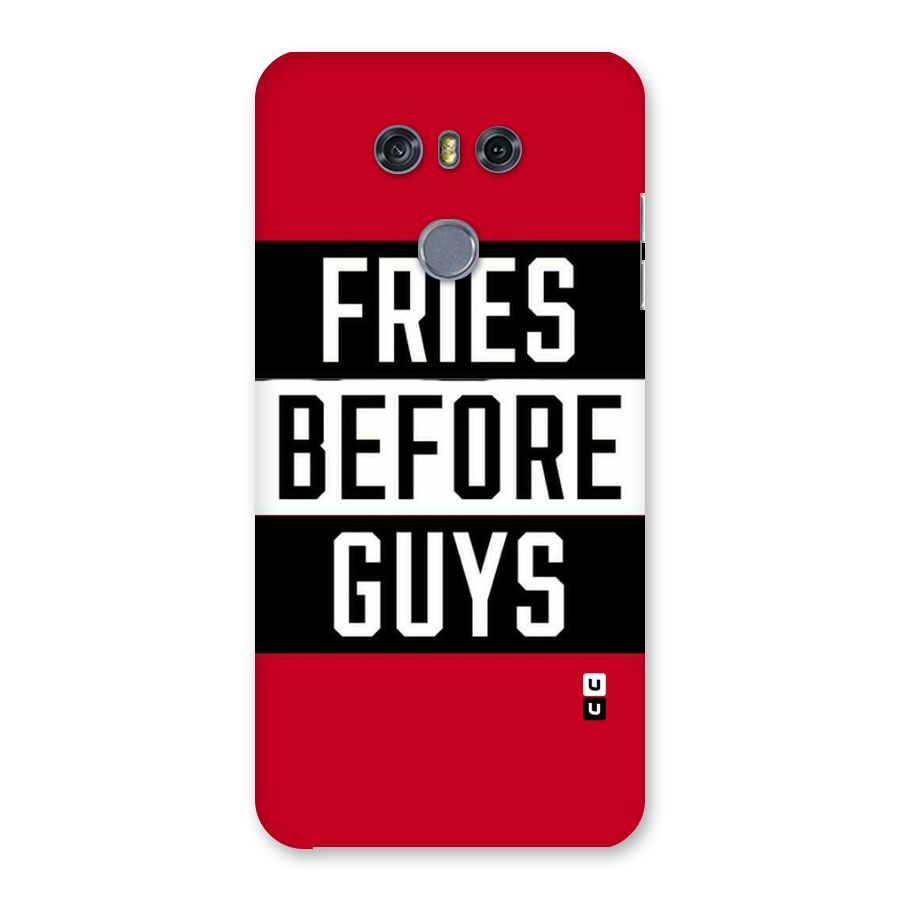 Fries Love Stripes Back Case for LG G6