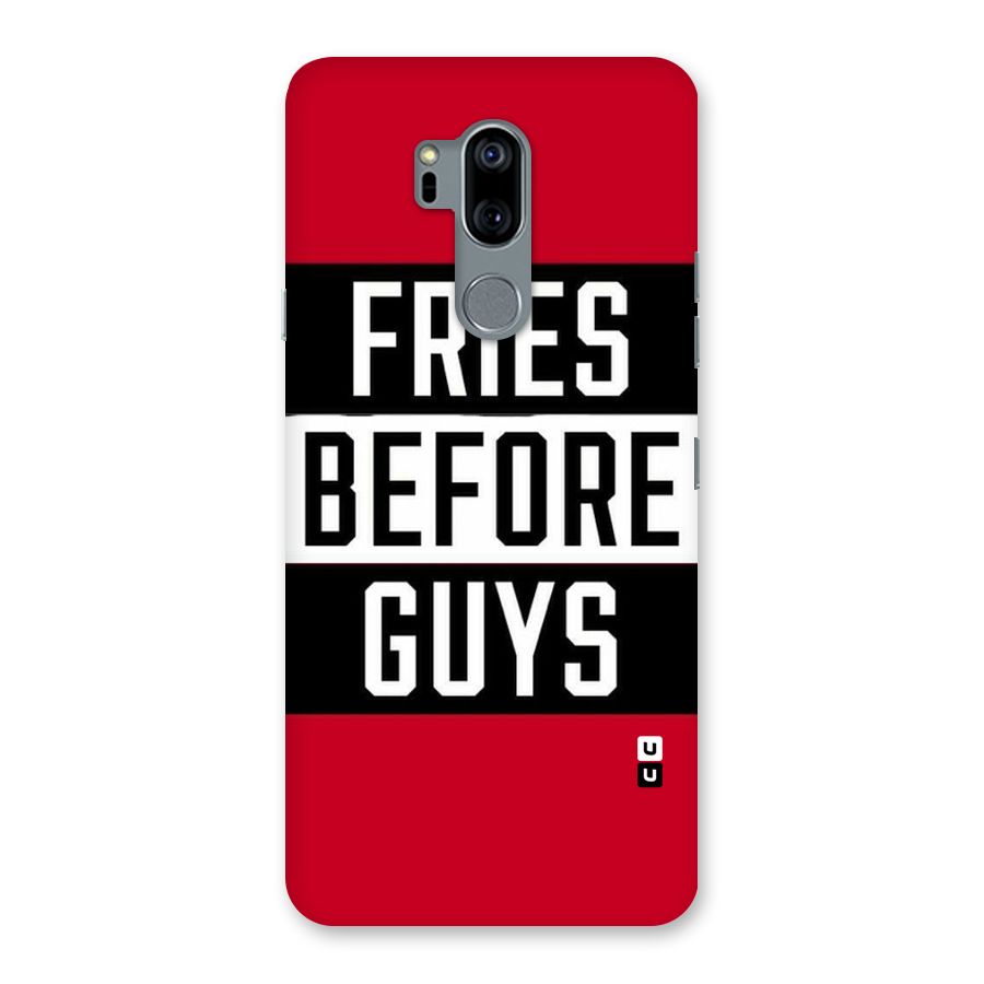 Fries Love Stripes Back Case for LG G7
