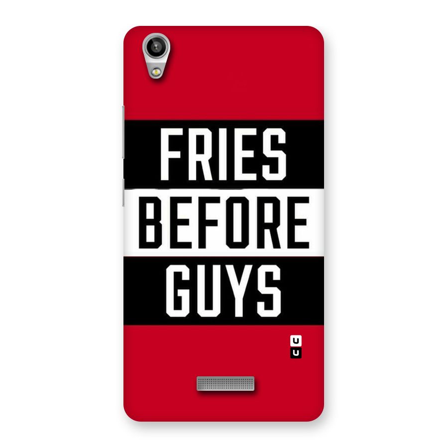 Fries Love Stripes Back Case for Lava-Pixel-V1