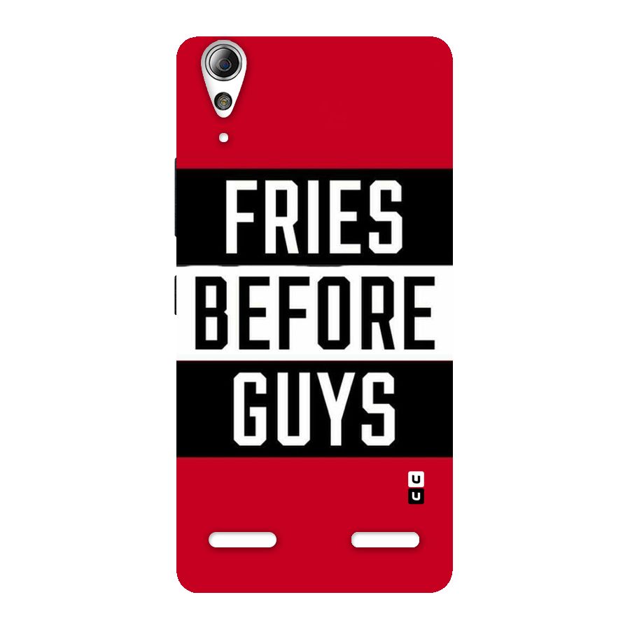 Fries Love Stripes Back Case for Lenovo A6000 Plus