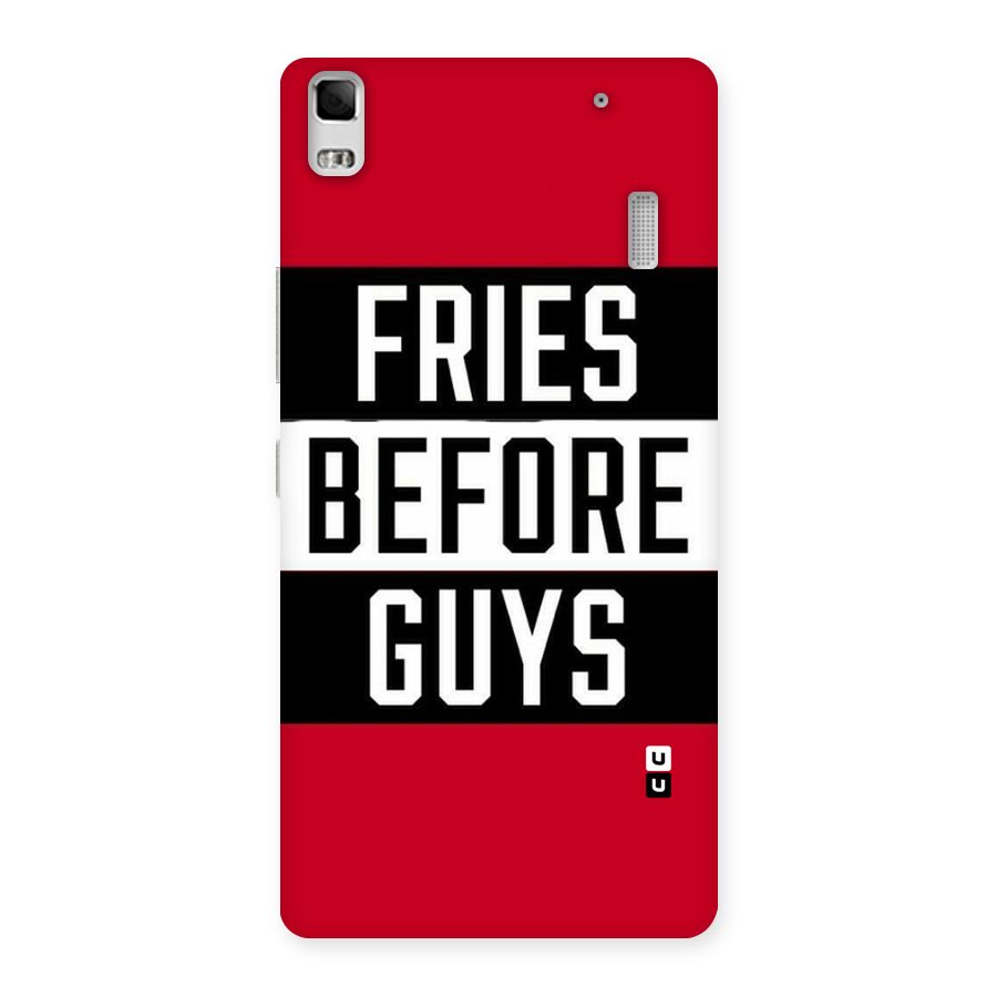 Fries Love Stripes Back Case for Lenovo A7000