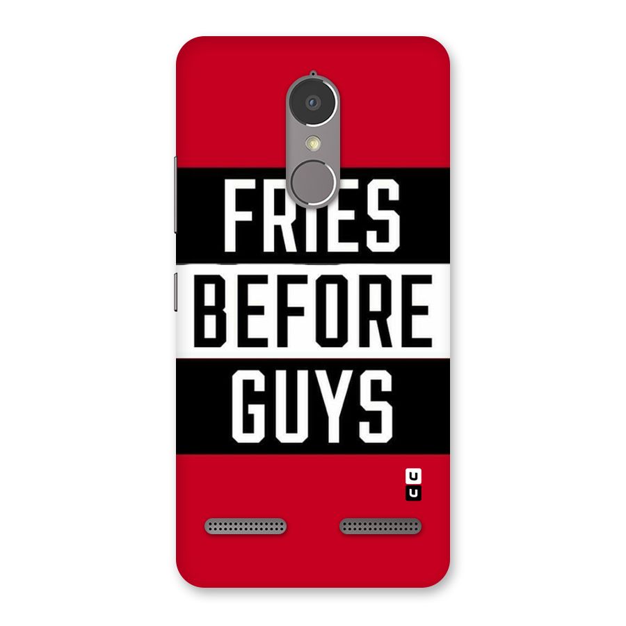 Fries Love Stripes Back Case for Lenovo K6