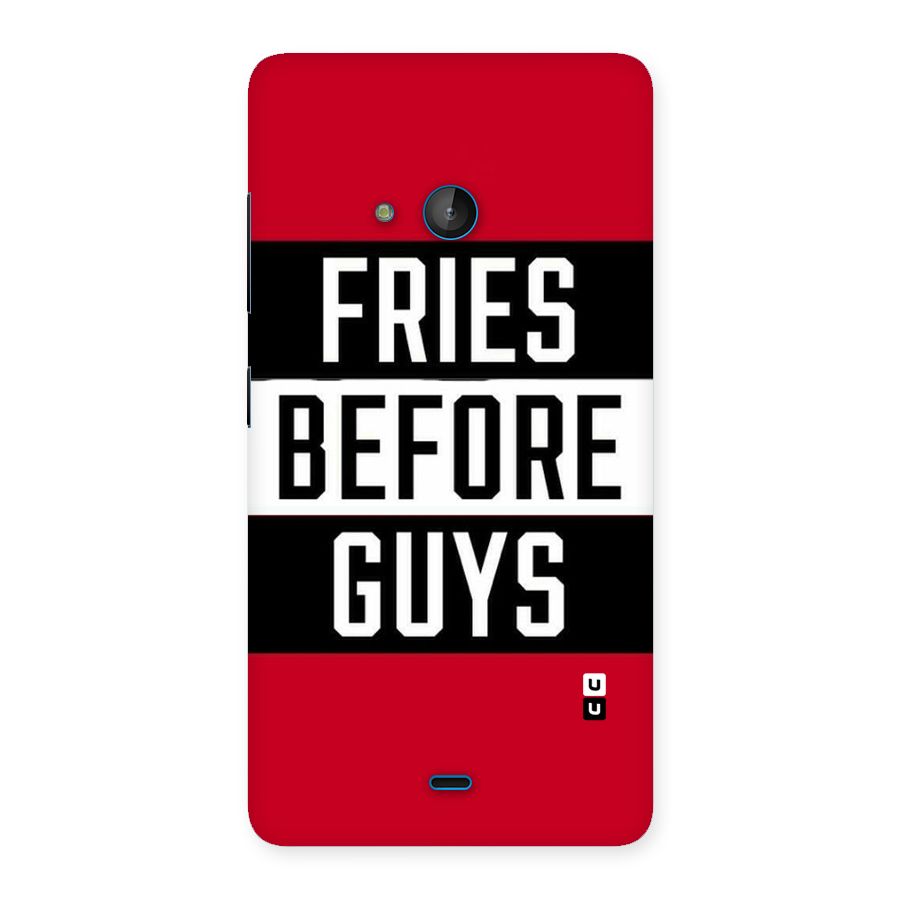 Fries Love Stripes Back Case for Lumia 540