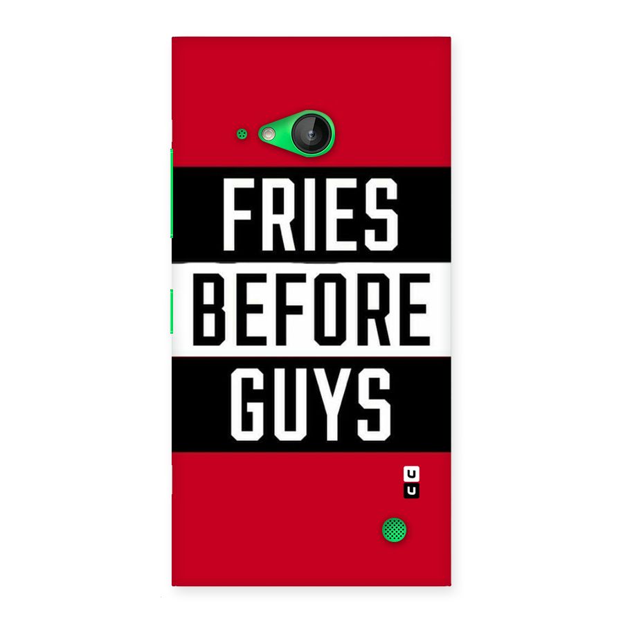 Fries Love Stripes Back Case for Lumia 730