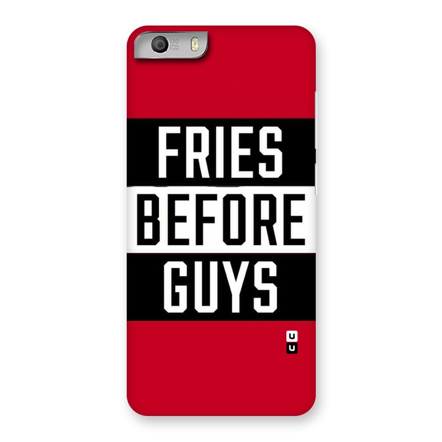 Fries Love Stripes Back Case for Micromax Canvas Knight 2