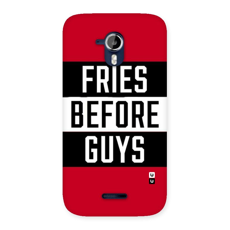 Fries Love Stripes Back Case for Micromax Canvas Magnus A117