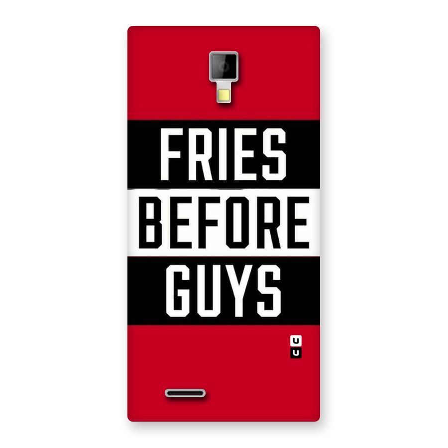 Fries Love Stripes Back Case for Micromax Canvas Xpress A99