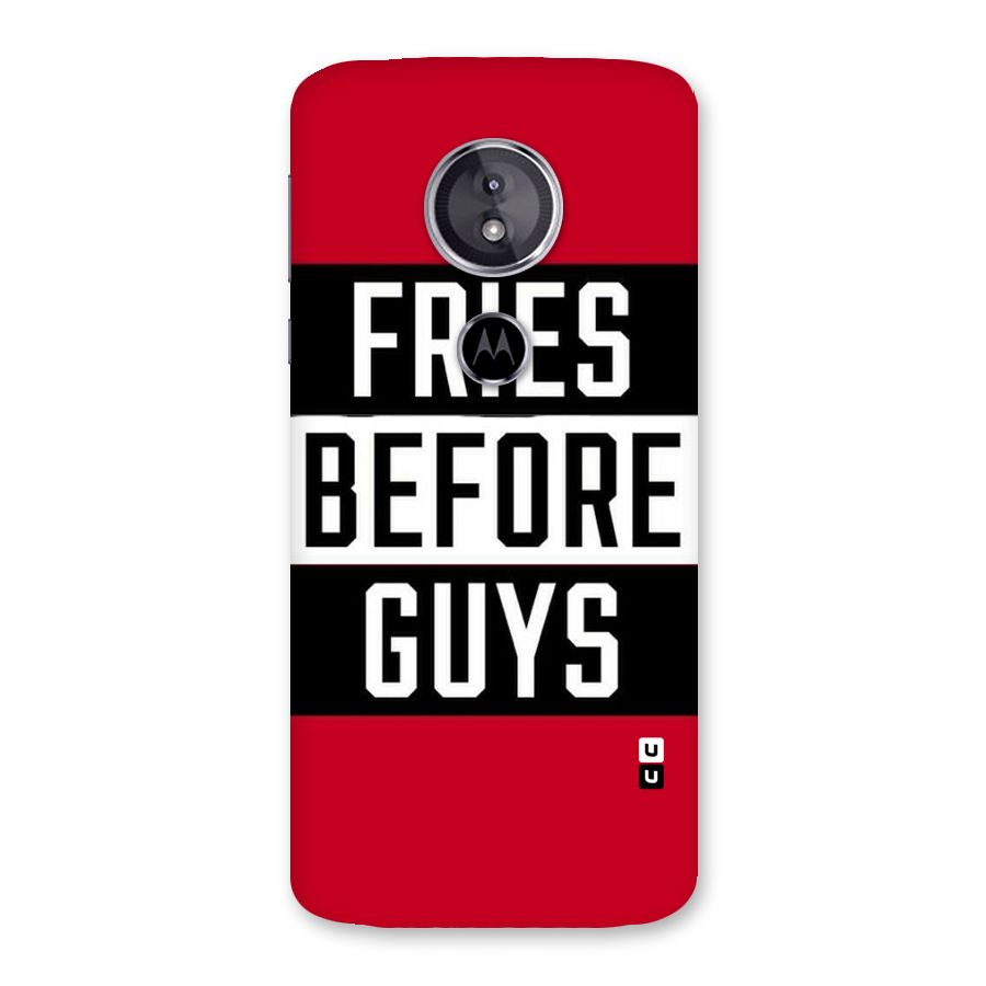 Fries Love Stripes Back Case for Moto E5