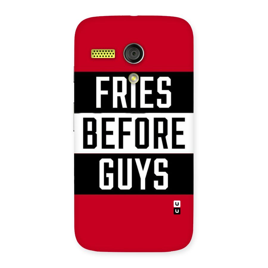 Fries Love Stripes Back Case for Moto G