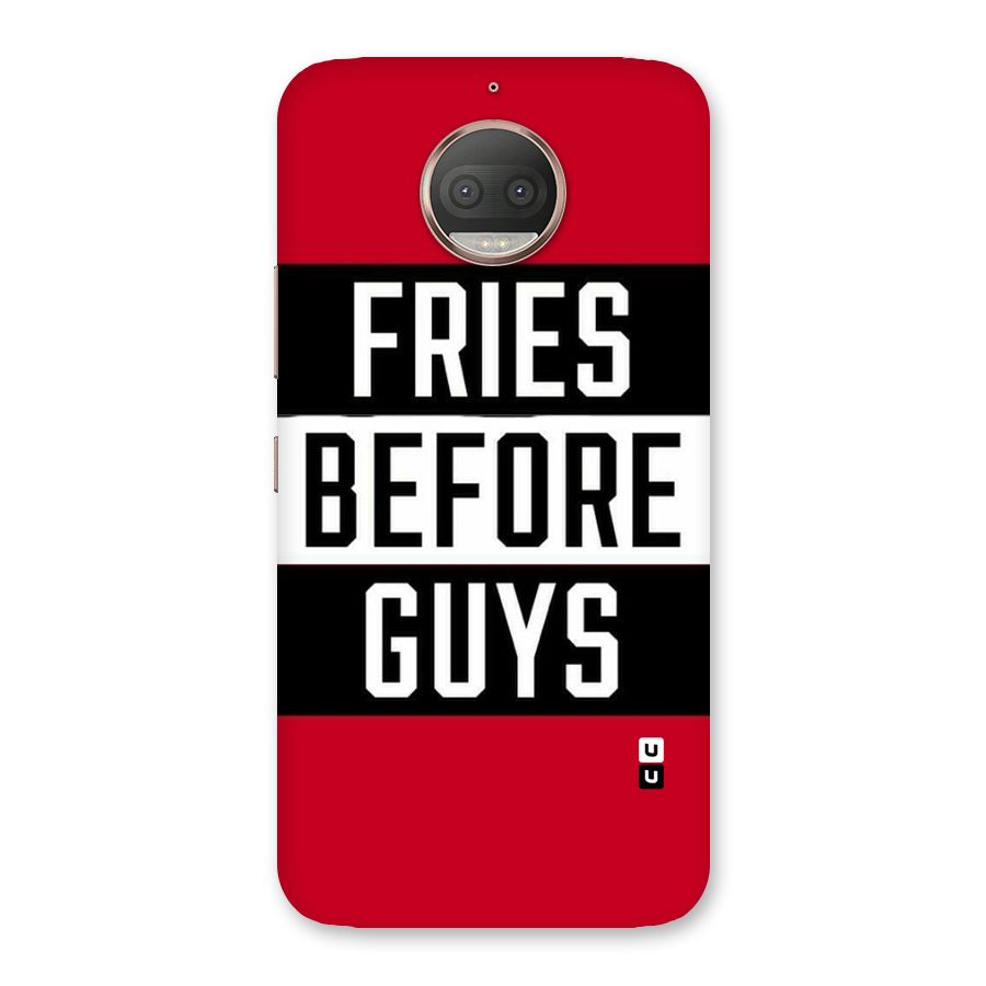 Fries Love Stripes Back Case for Moto G5s Plus