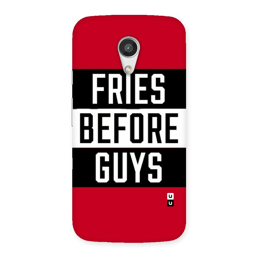 Fries Love Stripes Back Case for Moto G 2nd Gen