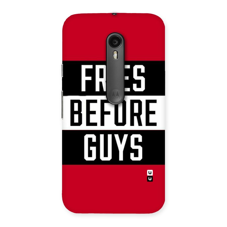Fries Love Stripes Back Case for Moto G Turbo