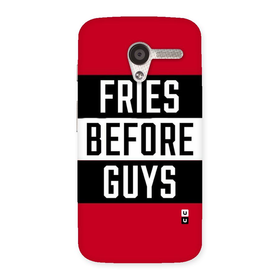 Fries Love Stripes Back Case for Moto X