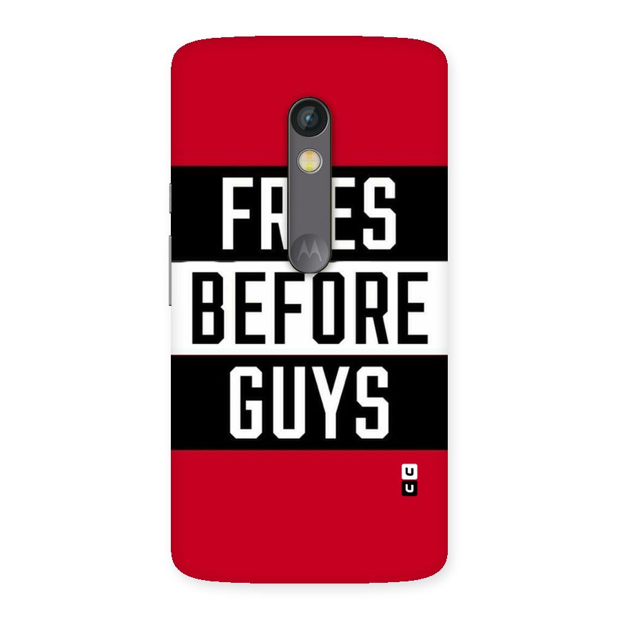 Fries Love Stripes Back Case for Moto X Play
