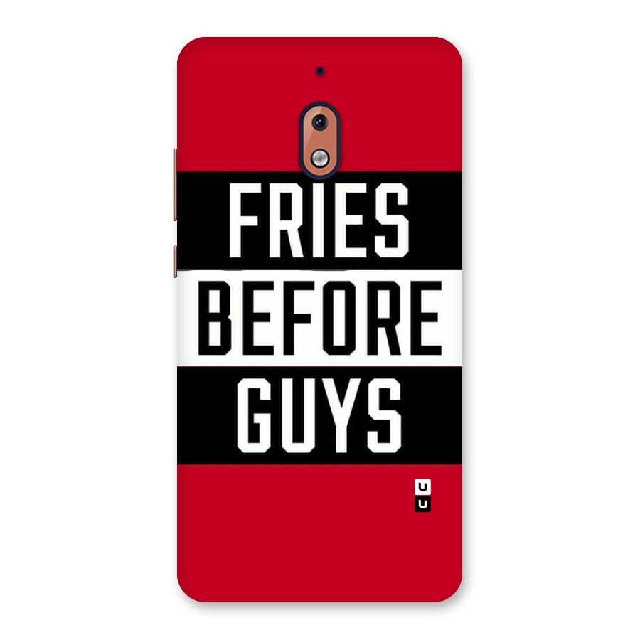 Fries Love Stripes Back Case for Nokia 2.1