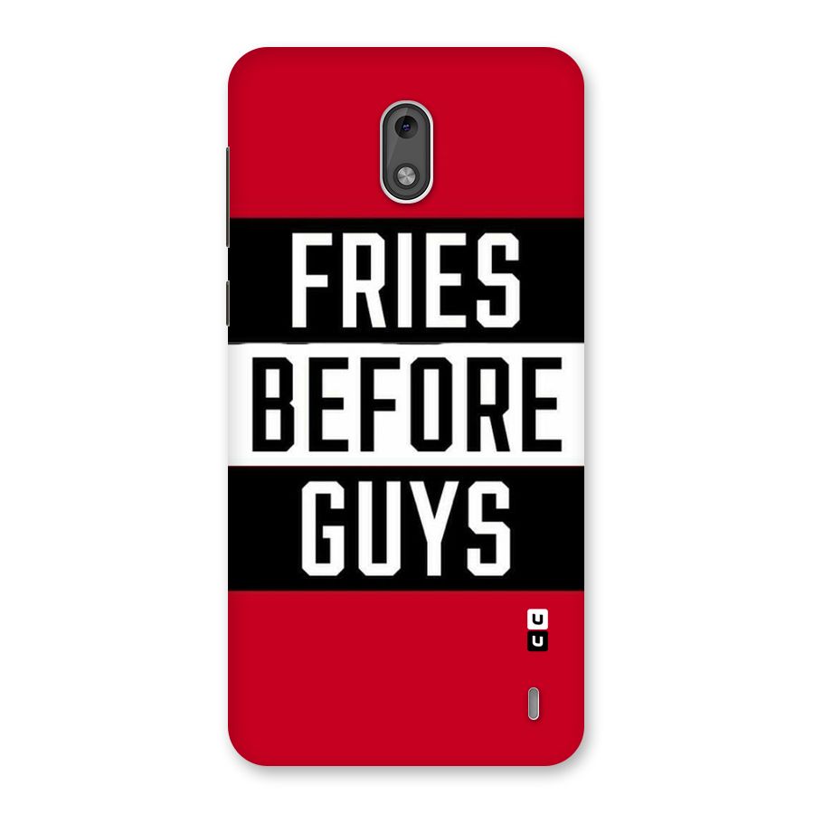 Fries Love Stripes Back Case for Nokia 2