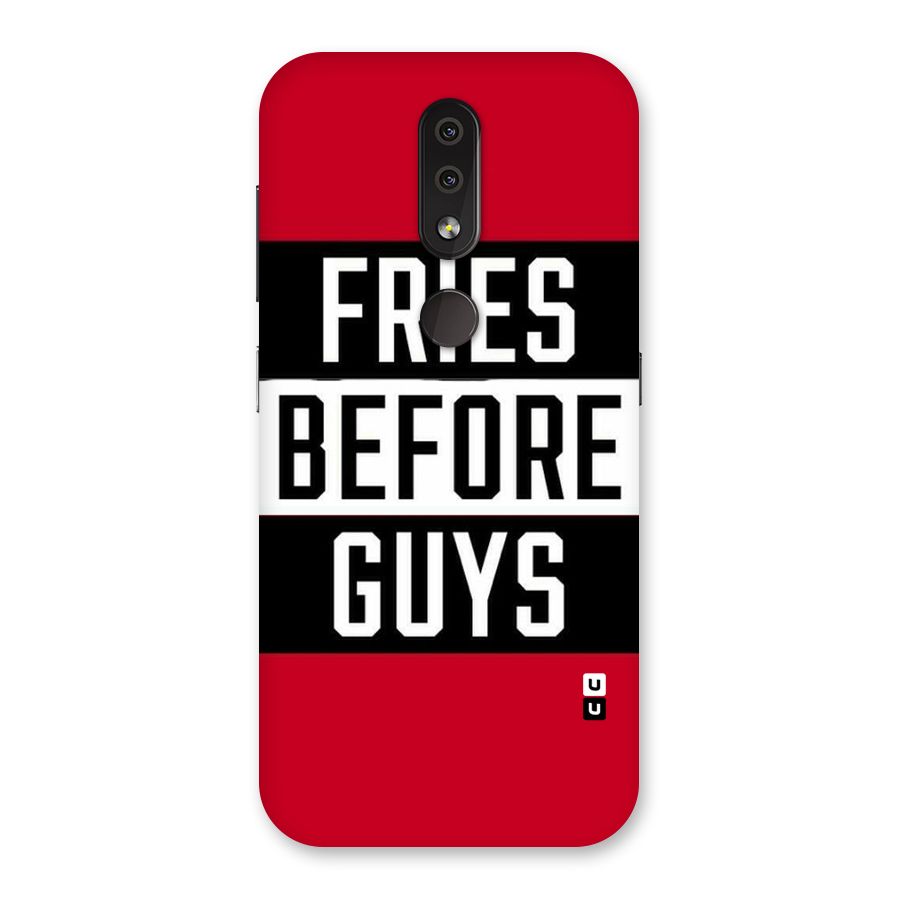 Fries Love Stripes Back Case for Nokia 4.2