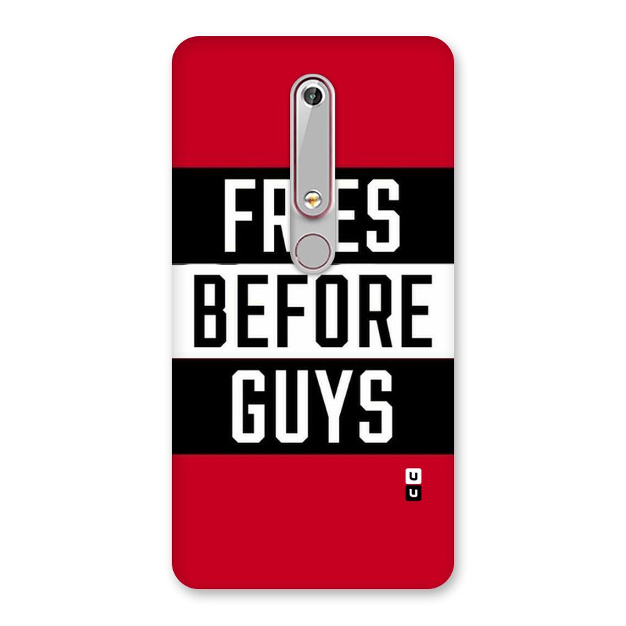Fries Love Stripes Back Case for Nokia 6.1