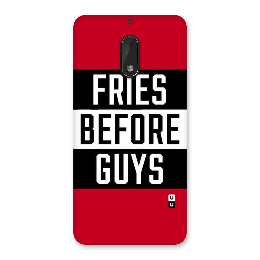 Fries Love Stripes Back Case for Nokia 6