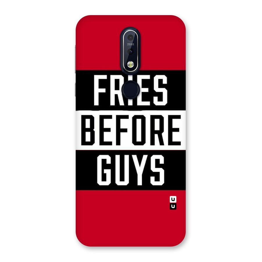 Fries Love Stripes Back Case for Nokia 7.1