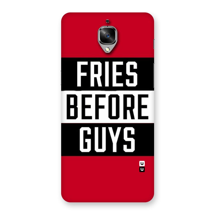 Fries Love Stripes Back Case for OnePlus 3