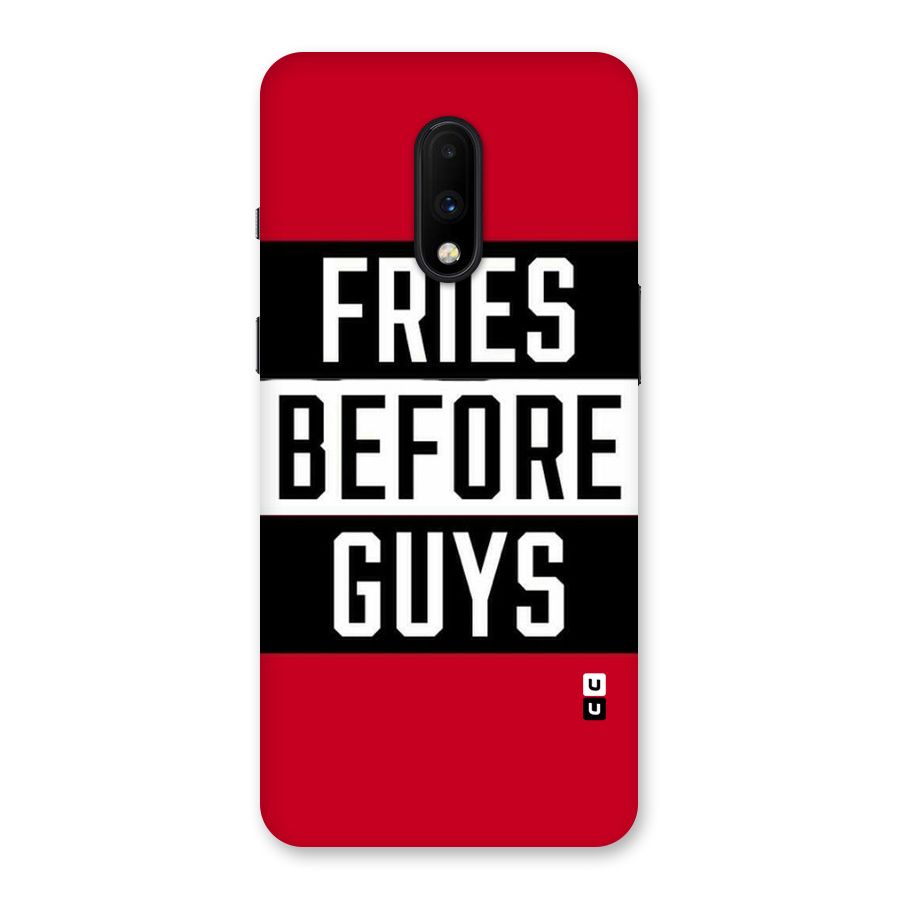 Fries Love Stripes Back Case for OnePlus 7
