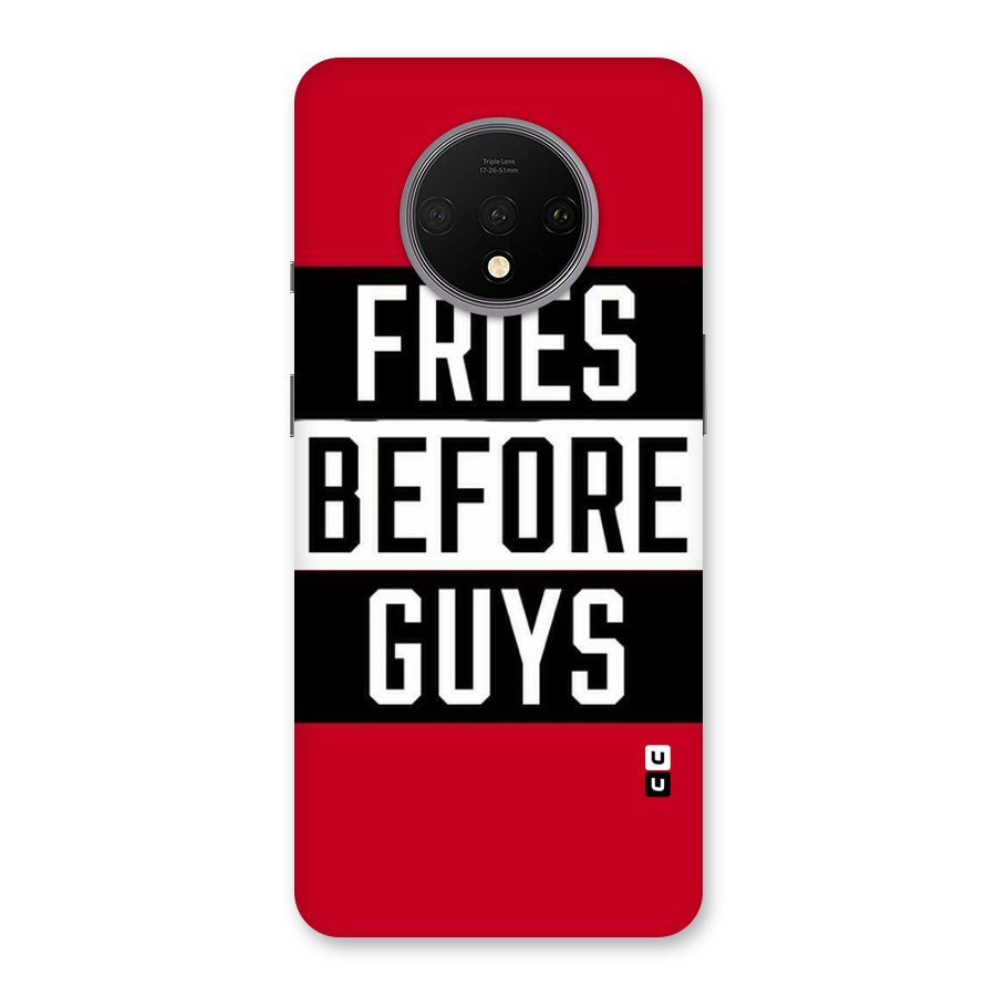 Fries Love Stripes Back Case for OnePlus 7T