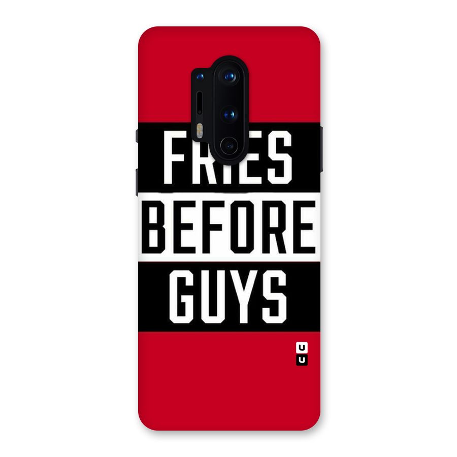 Fries Love Stripes Back Case for OnePlus 8 Pro